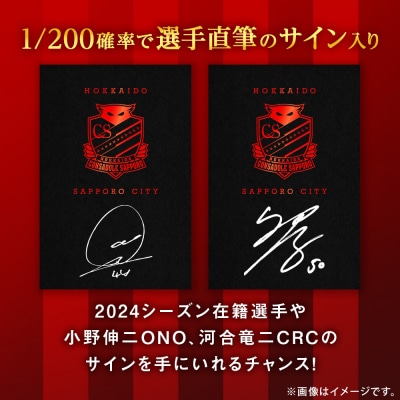 北海道コンサドーレ札幌　ポストカード 【1/200の確率で選手直筆のサイン入り】_hs017-328