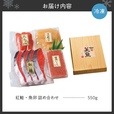 紅鮭・魚卵 詰め合わせ_hs259-038