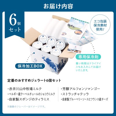 ジェラート 6種 セット アイス アイスクリーム スイーツ デザート 詰め合わせ_hs116-001