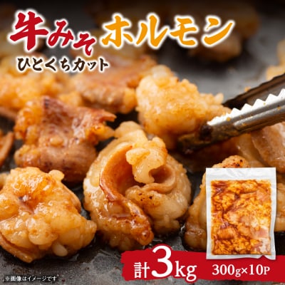 総重量3kg!牛みそホルモン ひとくちカット_hs150-003