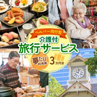 ヘルパー同行型介護付旅行サービス　夢たび利用券(30,000円分)_hs059-001