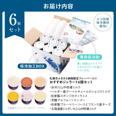 札幌市ふるさと納税限定フレーバー入りセット　6個_hs116-010