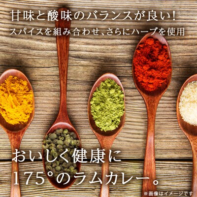 175DENOスパイスラムカレー 8袋(無水カレー180g×8)_hs017-496