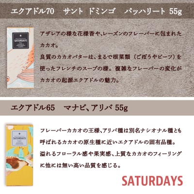 カカオ産地の違いを楽しむ本格クラフトチョコレート食べ比べ4種セット_hs017-504