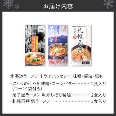 【VA01】 北海道ラーメン トライアルセット ①_hs145-088