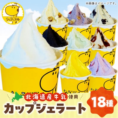 カップジェラートセット(18種類)_hs417-003