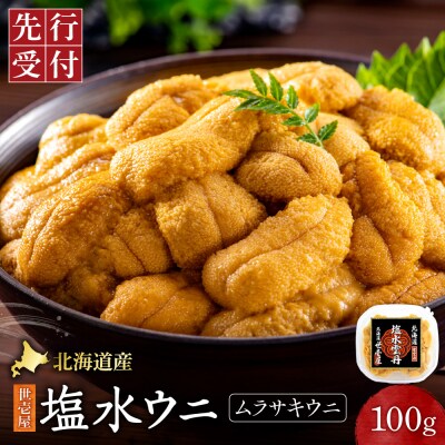 【先行予約】 北海道産　世壱屋塩水ウニ(ムラサキウニ)100g_hs457-001