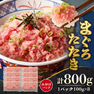まぐろたたき(ねぎとろ)100g×8パック_hs027-060