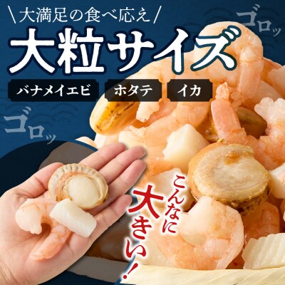 シーフードミックス　解凍後1.0kg　1袋_hs207-002