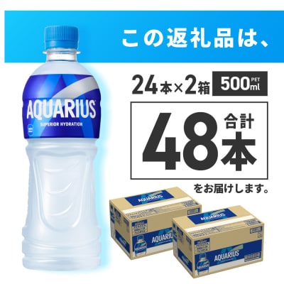 アクエリアス500mlPET×48本_hs137-087