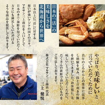 茹でたて毛がに(瞬間冷凍)1kg前後×2尾_hs067-015