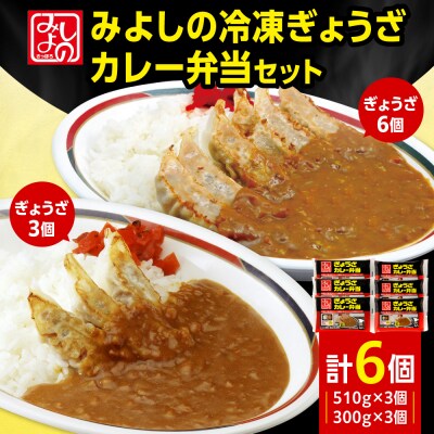 みよしの冷凍ぎょうざカレー弁当セット_hs077-008