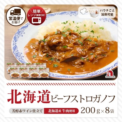 北海道ビーフストロガノフ 8食_hs326-004