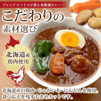 北海道鶏肉と野菜のスープカレー 5食_hs326-009