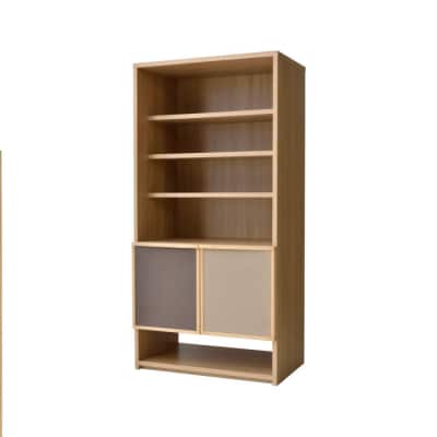 カルペア 70シェルフ ナチュラル【本棚 ブックシェルフ 完成品 家具 収納】(H062289)