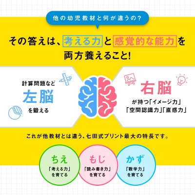 ☆七田式教育の大定番☆はじめての七田式プリント