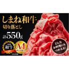 島根県産　しまね和牛切り落とし　550g
