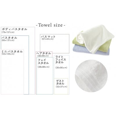 1秒タオル　ライトフェイスタオル 3枚セット(グリーンセット)