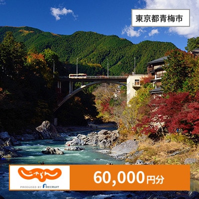 【じゃらんふるさと納税クーポン】 東京都青梅市でつかえる60,000円 クーポン