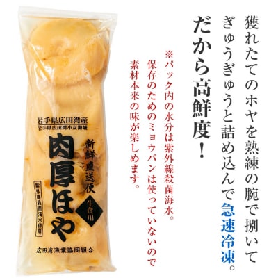 【かき小屋広田湾】冷凍ほや300g×3袋
