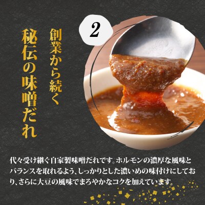 ホルモンの老舗 六間星山の牛ホルモン(ミックス)500g×2袋 計1kg