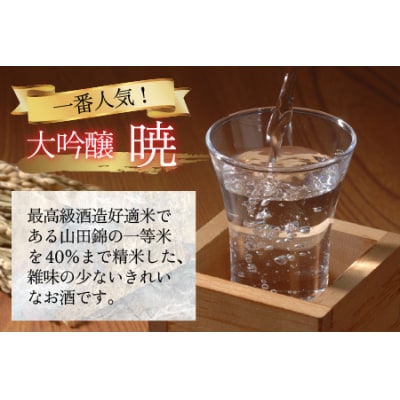 奥越前大野 日本酒 清酒『一乃谷』大吟醸原酒 薫・大吟醸 暁 飲み比べ 1.8L × 2本