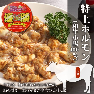 【3ヶ月定期便】六間星山のホルモン食べ比べセット1.5kg(500g×3袋)×3回　合計4.5kg