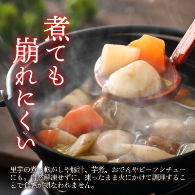 【先行予約】簡単手間なし!冷凍のまま調理!大野の里芋の洗い子 1kg×1袋