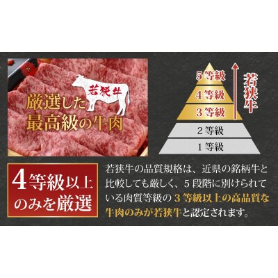 【福井のブランド牛肉&ブランド豚肉】若狭牛と荒島ポーク すき焼きセット 650g 