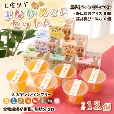 【アレルギー対応スイーツ】まなひめさまセットA(アレルギー特定原材料8品目不使用)