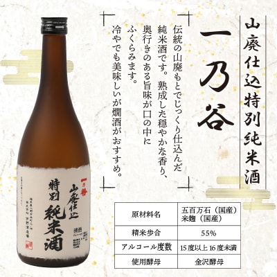 越前大野 3蔵飲み比べ 純米酒3本セット
