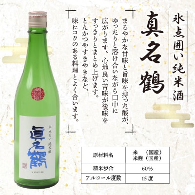 越前大野 3蔵飲み比べ 純米酒3本セット