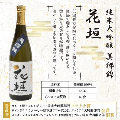 越前大野 3蔵飲みくらべ 純米大吟醸3本セット