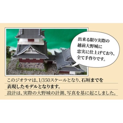 天空の城 越前大野城 ジオラマ レギュラー(2025ver.)