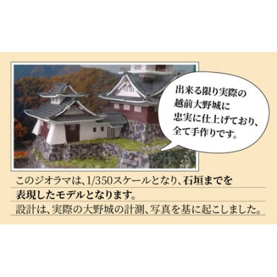 天空の城 越前大野城 ジオラマ 秋バージョン(2025ver.) 