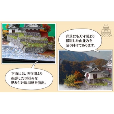 天空の城 越前大野城 ジオラマ 秋バージョン(2025ver.) 