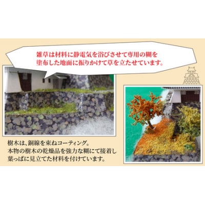 天空の城 越前大野城 ジオラマ 秋バージョン(2025ver.) 