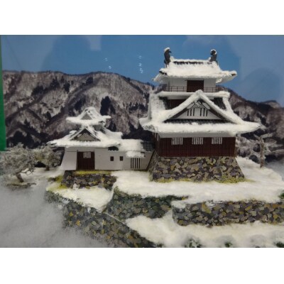 天空の城 越前大野城 ジオラマ 冬バージョン(2024ver.)