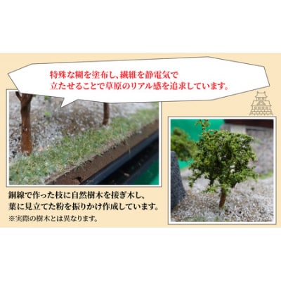 北陸最古の城　丸岡城　ジオラマ