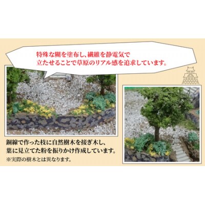 北陸最古の城 丸岡城 ジオラマ