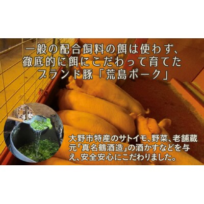 ブランド豚 荒島ポークプレミアムハンバーグ