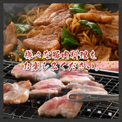 【福井のブランド豚肉】荒島ポーク食べ比べ焼き肉セット3点盛 1.4kg