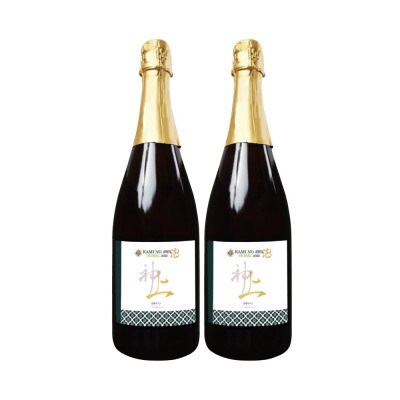 北海道産 上ノ国ワイナリー「上の泡 セイベル ロゼ スパークリング 2022」 750ml×2本