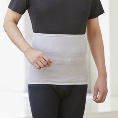 着る岩盤浴BSファイン　ウエストウォーマー【Sサイズ/グレー】