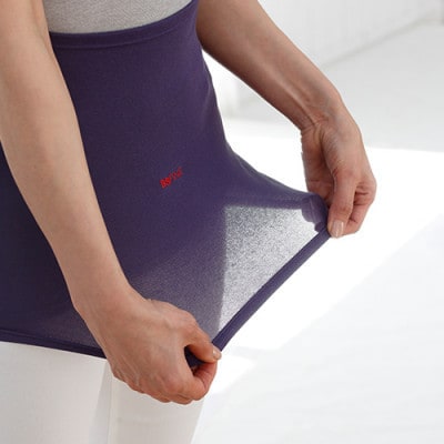 着る岩盤浴BSファイン　ウエストウォーマー【Mサイズ/ブラック】