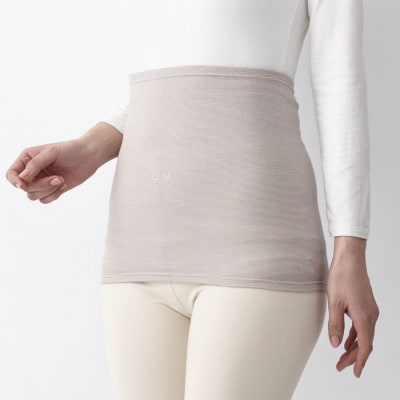 着る岩盤浴BSファイン　ウエストウォーマー【LLサイズ/ピンクベージュ】