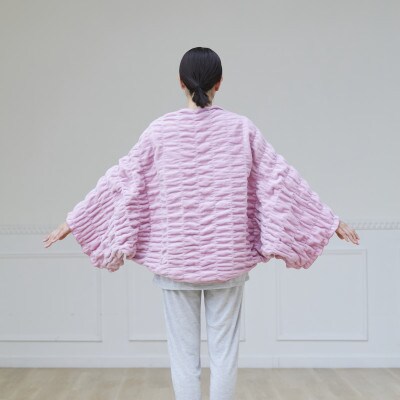 ふわふわレムケット肩掛け F ブラウン