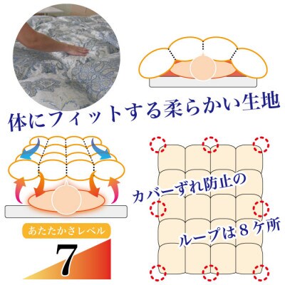 羽毛掛け布団 シングル 打ち直し 赤系 一層式 リフォーム 柄おまかせ【ベーシックコース】