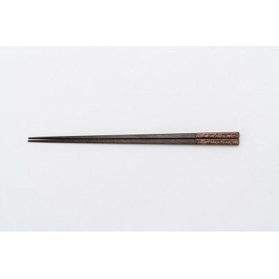 漆天目蒔絵　御箸「光彩」(こうさい)朱系統22.5cm四角形×1膳