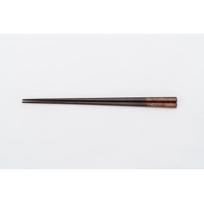 漆天目蒔絵　御箸「光彩」(こうさい)朱系統22.5cm八角形×1膳